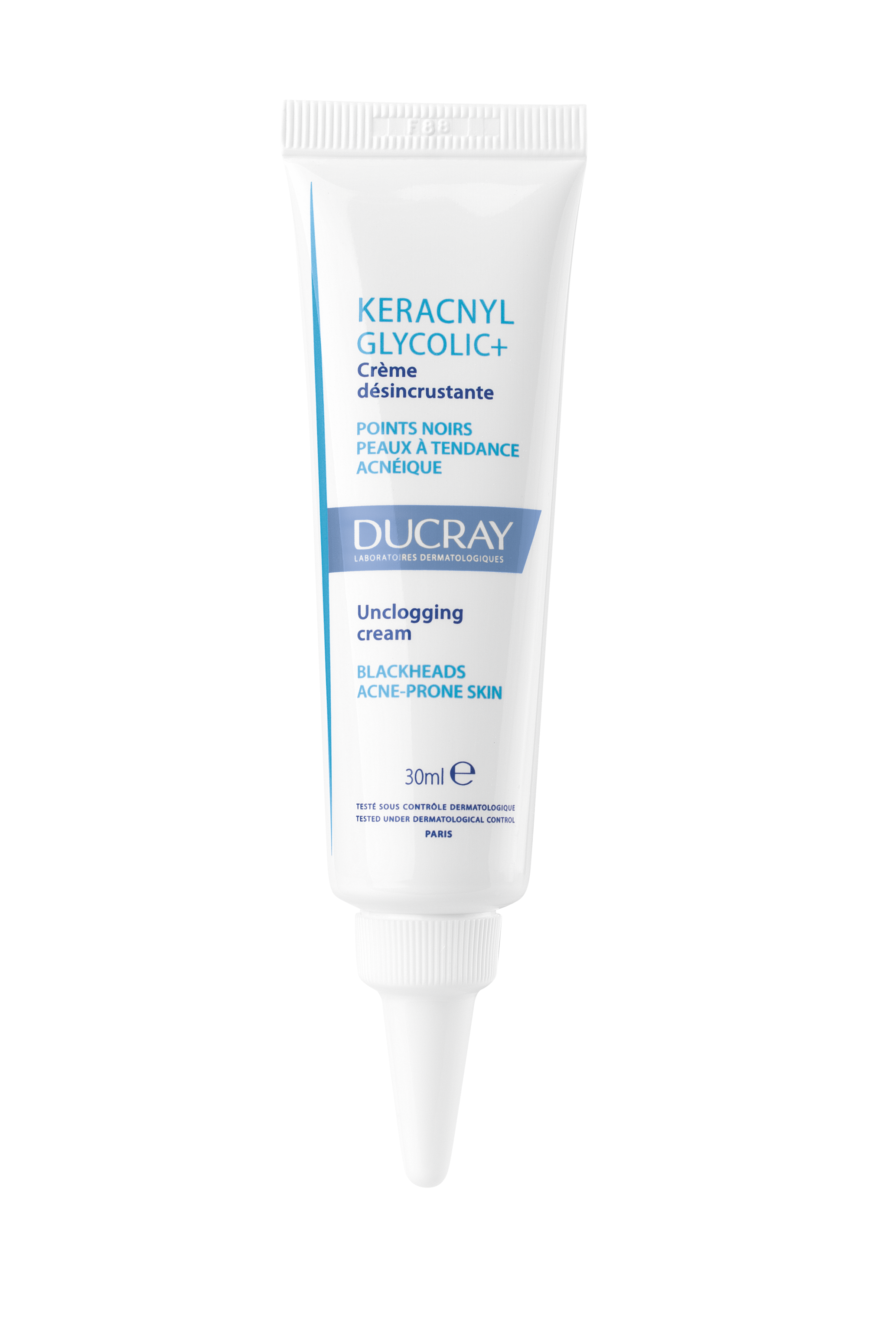 du_keracnyl_glycolic+_unclogging-cream_front_tube_30ml_3282770141467 (1)