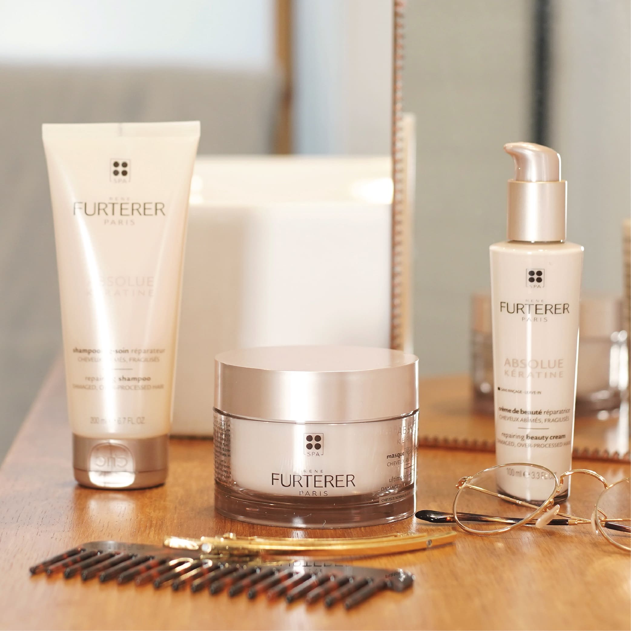 rene-furterer-absolue-keratine-sddm-mauritius Cure Renaissance pour cheveux abîmés et cassants
