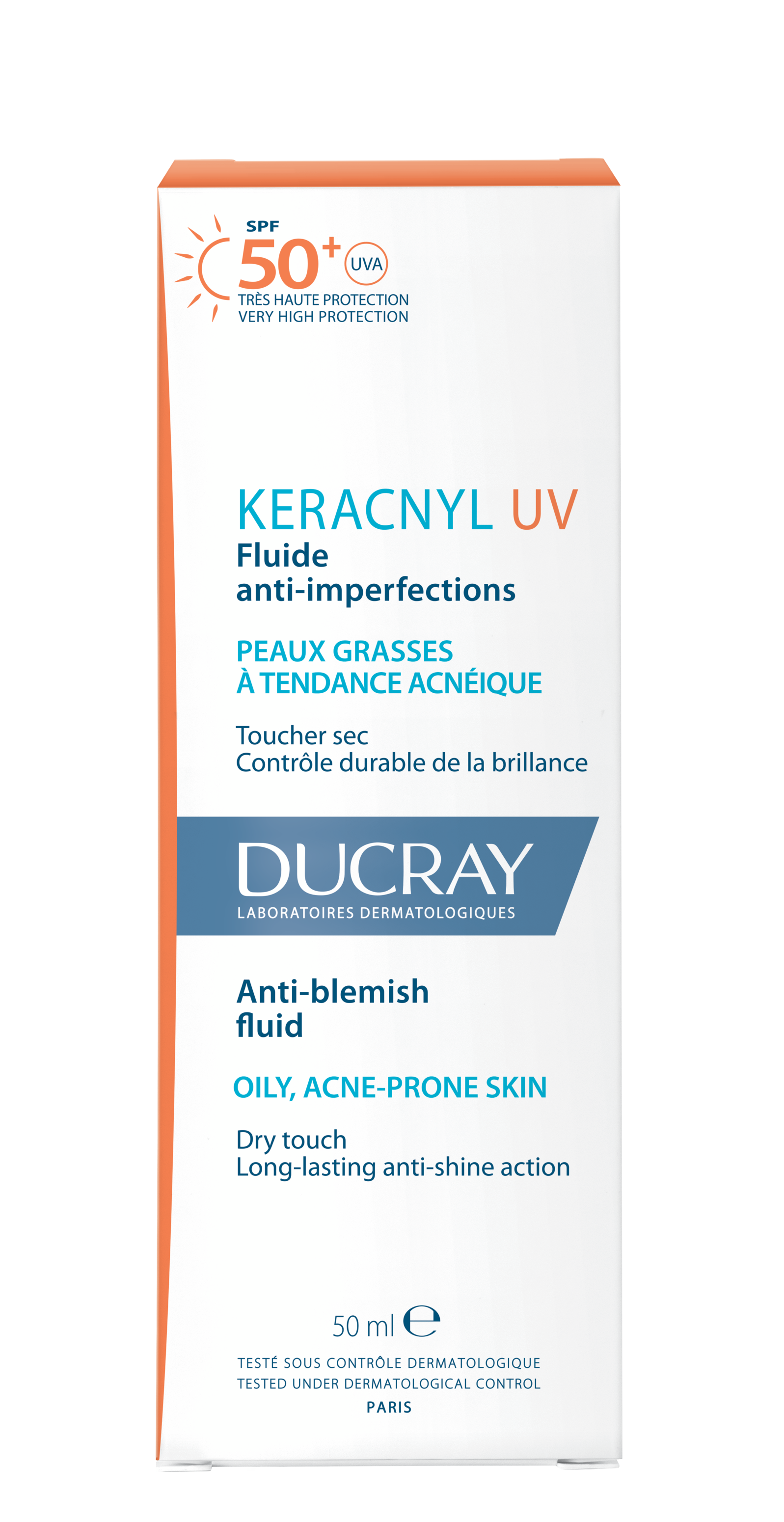 DU_KERACNYL-UV_ANTI-BLEMISH-FLUID_Front_OuterPackaging_50ML_3282770145175