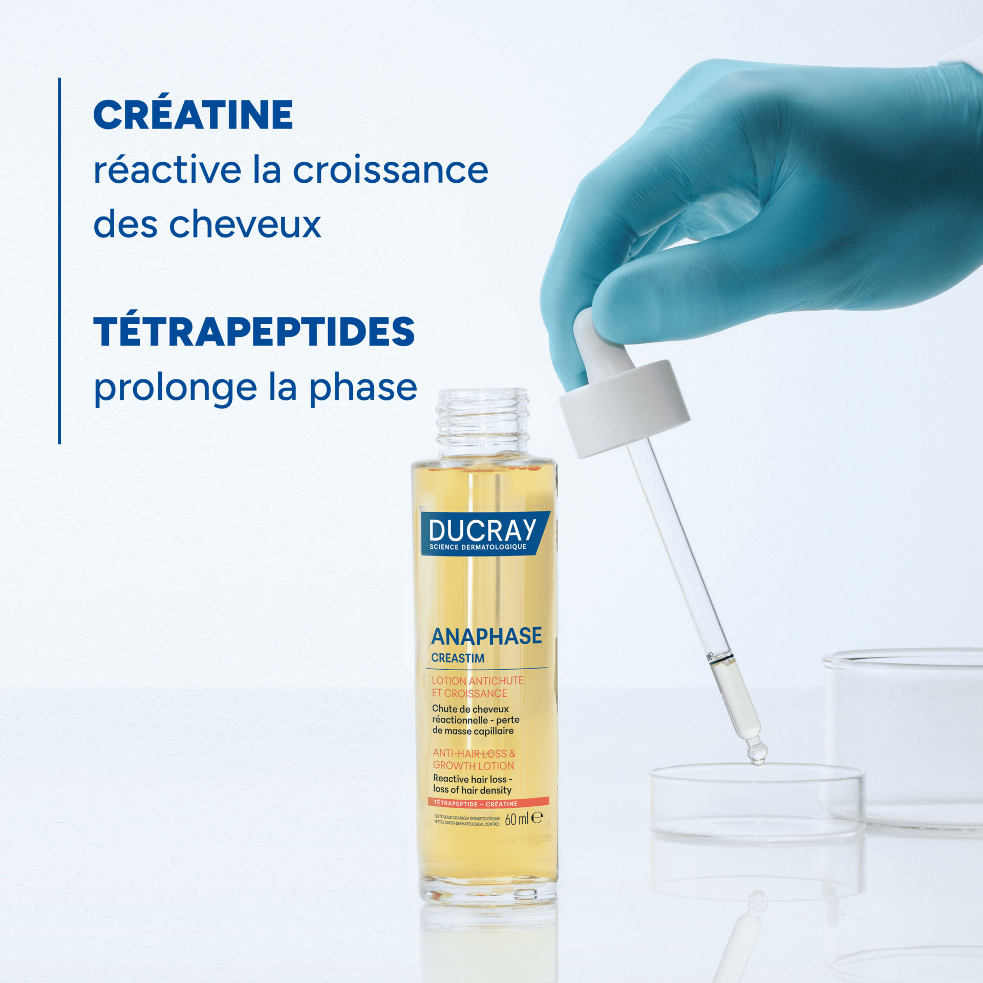 Ducray Creastim Cover Chute de cheveux chronique féminine