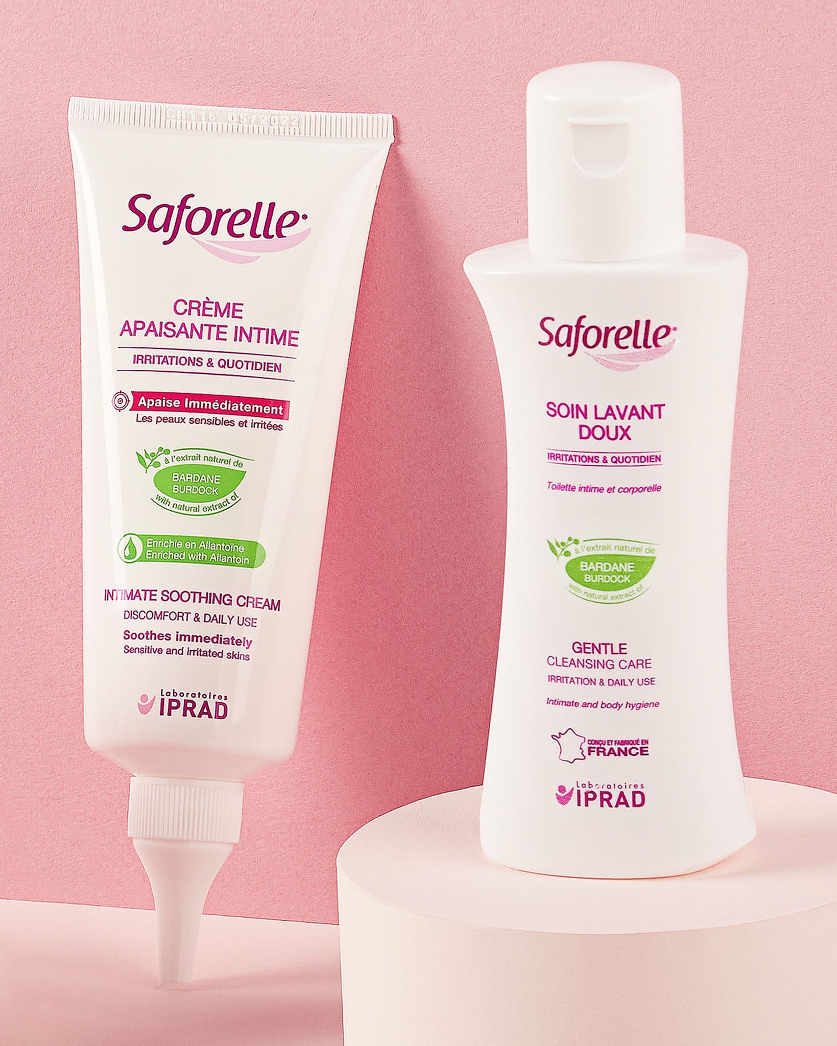 soin lavant doux et creme apaisante - saforelle mauritius démarche éco-responsable #SPOR