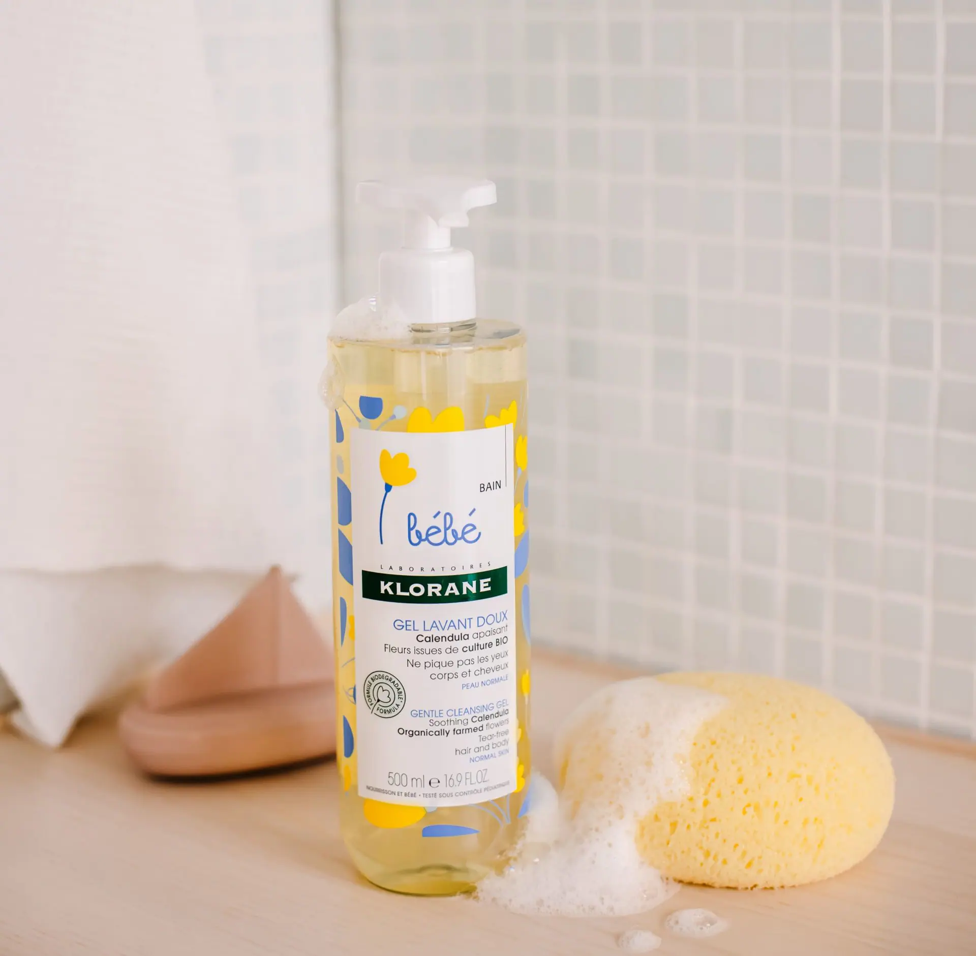 Premier bain avec Klorane bébé 2