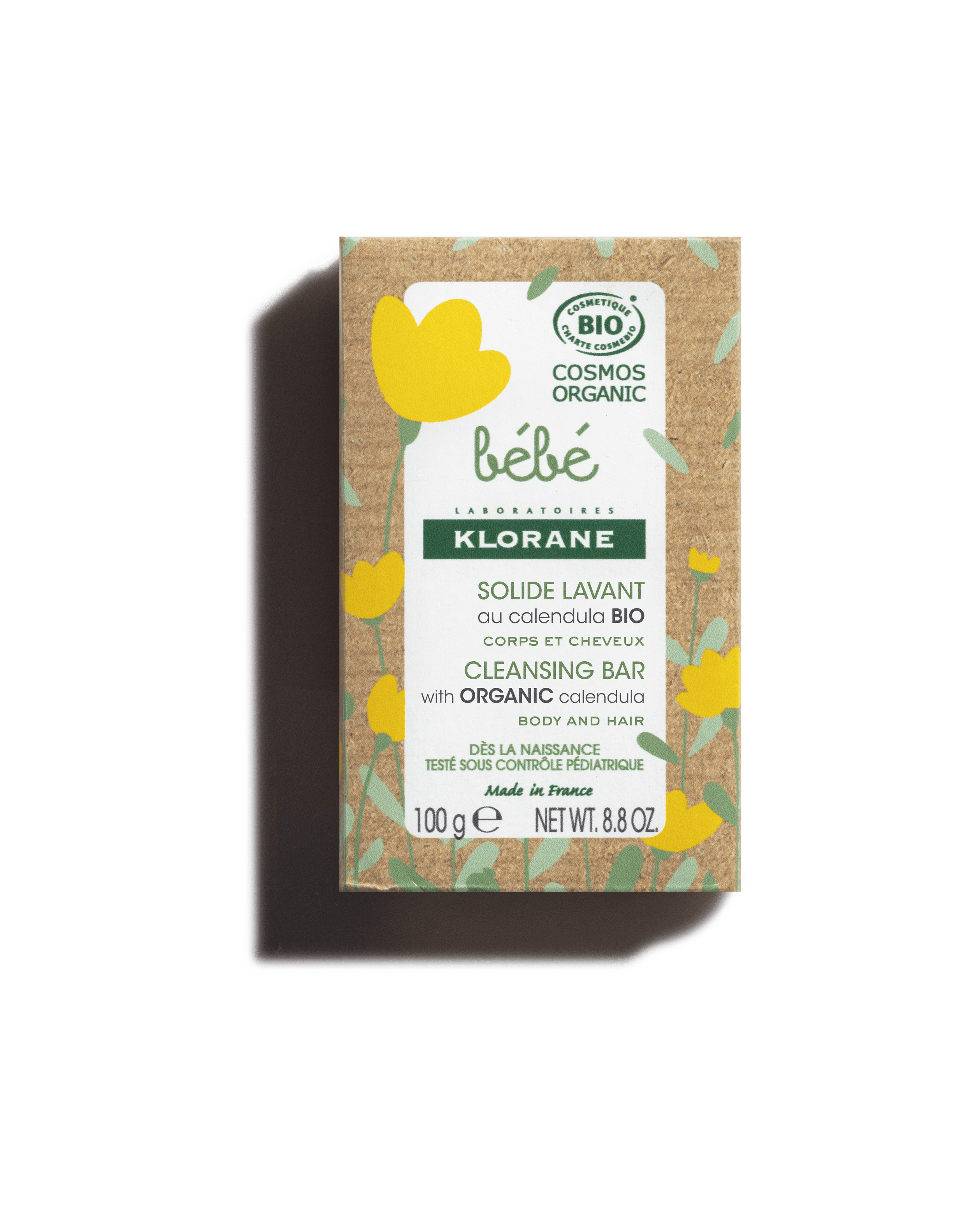 Klorane Bébé Solide lavant BIO 100g-min