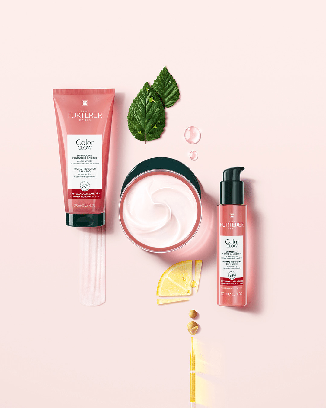 René Furterer Color Glow range-min Rituel Pro-Jeunesse pour Cheveux dévitalisés, fatigués et en perte de densité