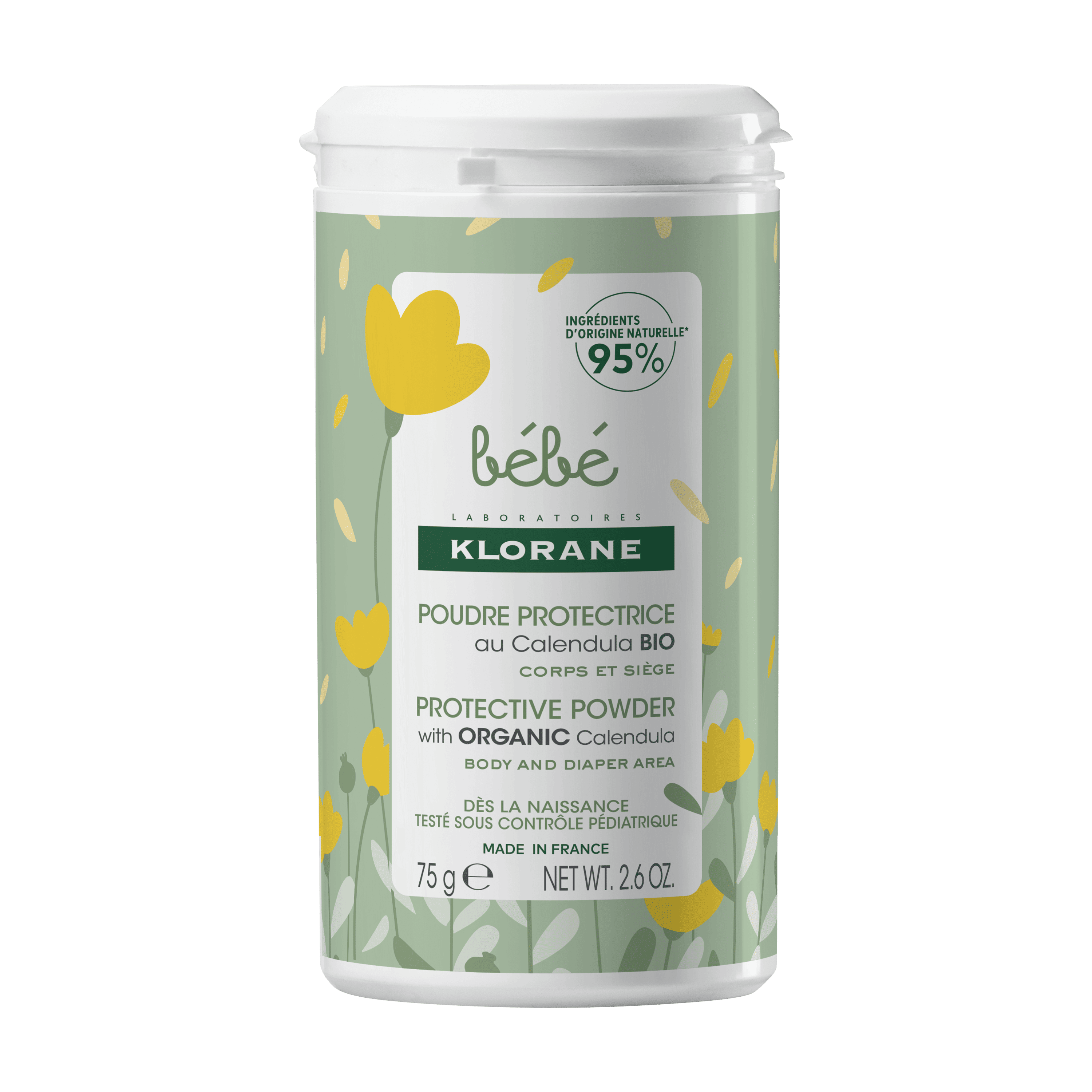 Klorane Bebe Poudre Protectrice Bio