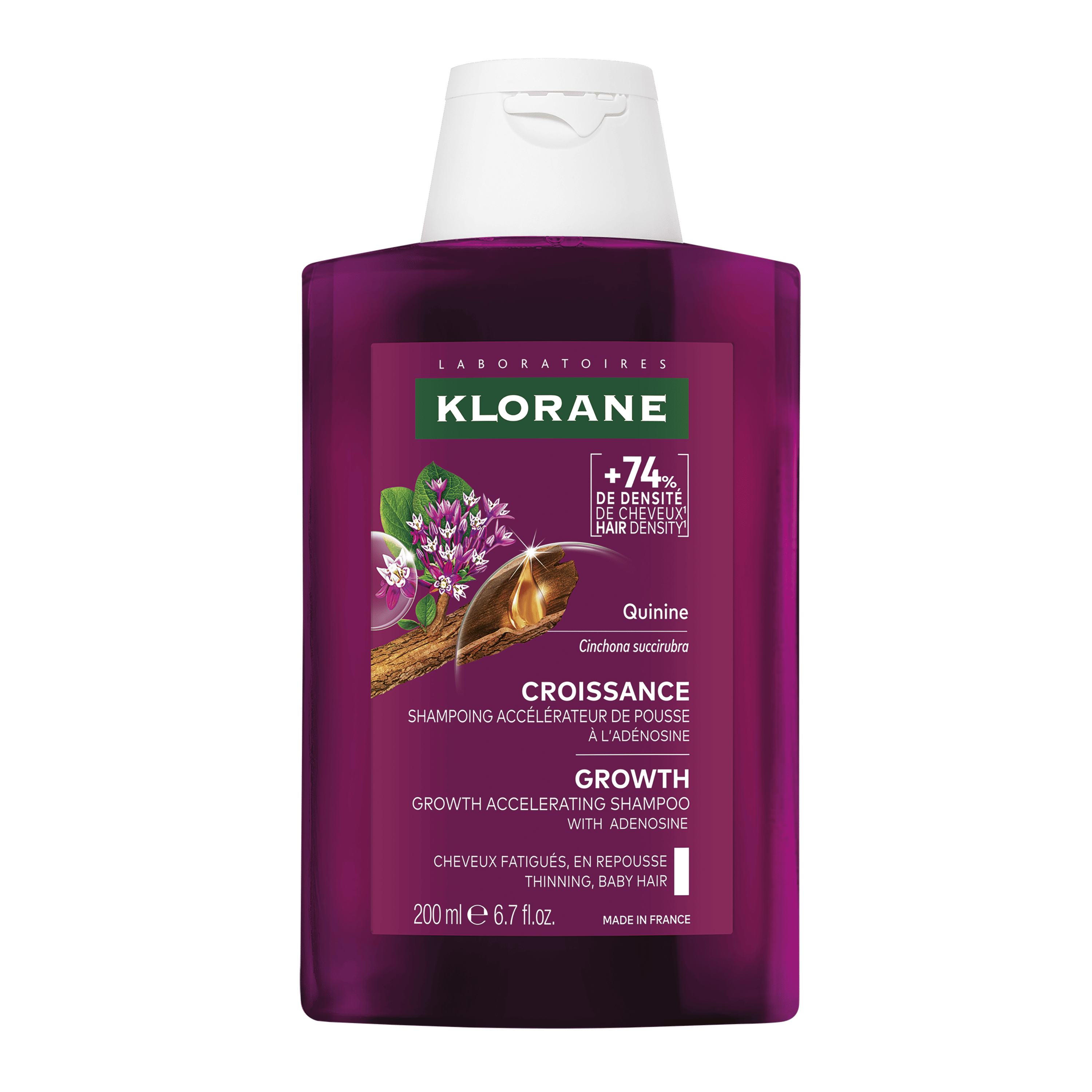 Klorane Quinine Croissance Shampooing 200ml