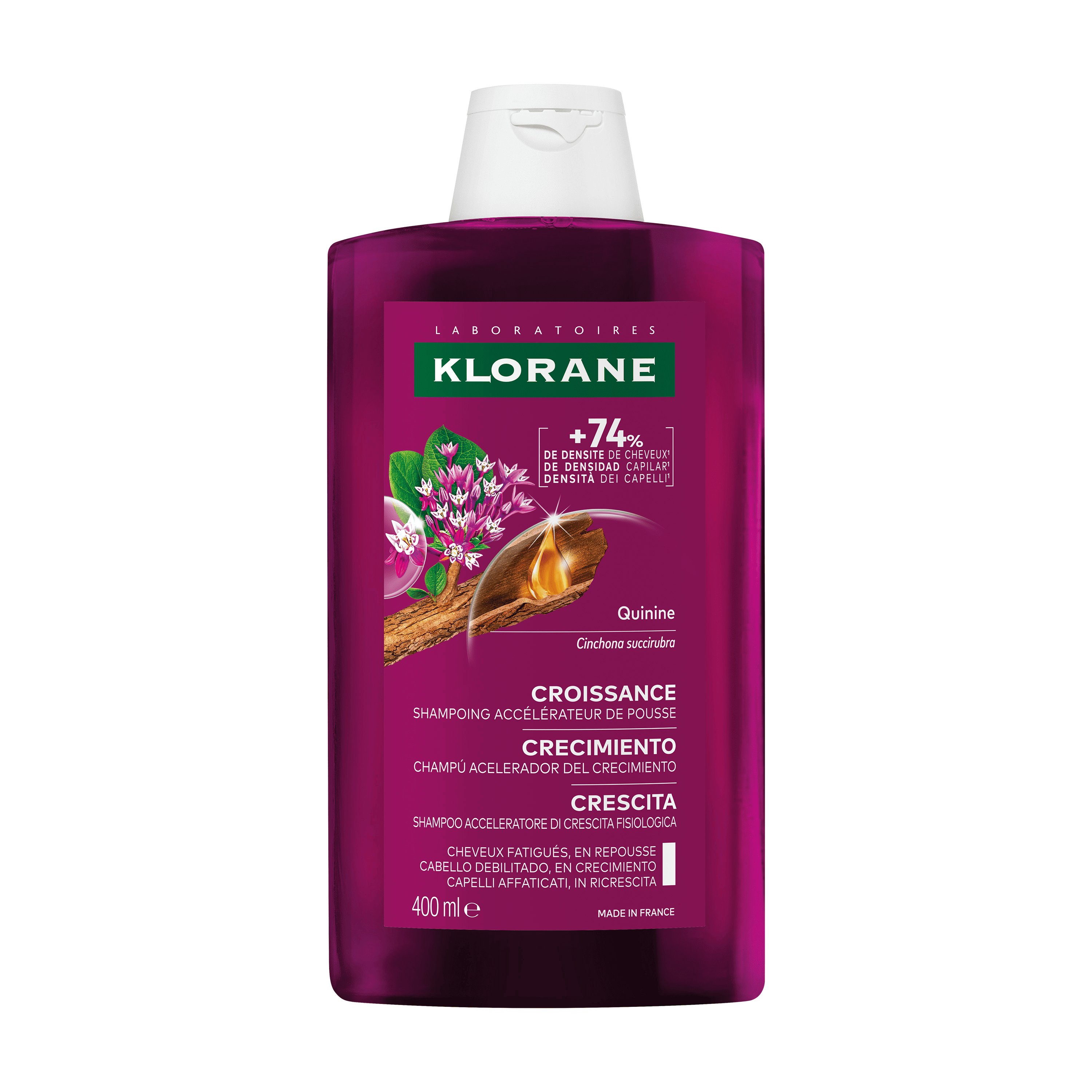 Klorane Quinine Croissance Shampooing 400ml