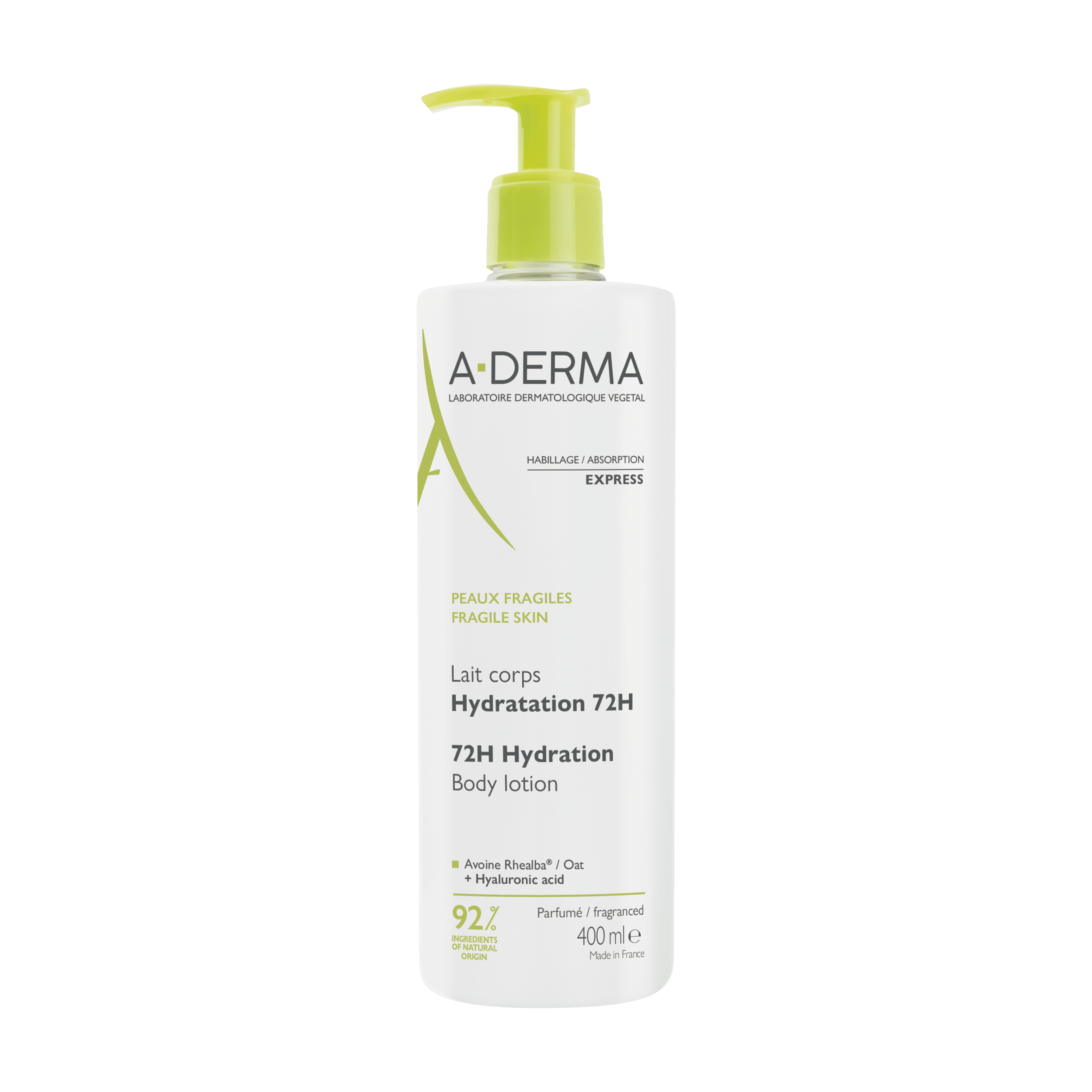 ADerma Lait Corps Hydratation 72H