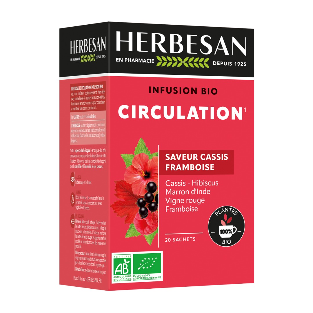 Herbesan Circulation Infusion Circulation Cassis